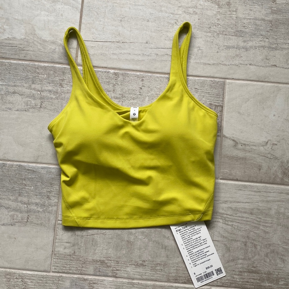 lululemon align tank size 6